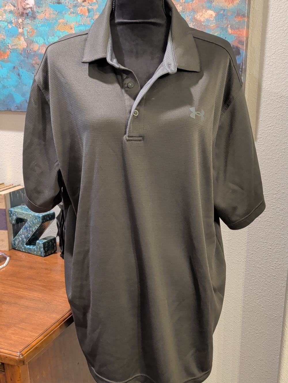 Under Armour Men’s Charcoal Performance Polo